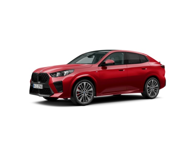 BMW X2 sDrive18d color Rojo. Año 2024. 110KW(150CV). Diésel. En concesionario Movilnorte El Plantio de Madrid