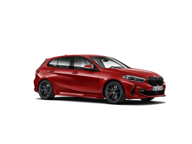 BMW Serie 1 118d color Rojo. Año 2022. 110KW(150CV). Diésel. En concesionario Enekuri Motor de Vizcaya