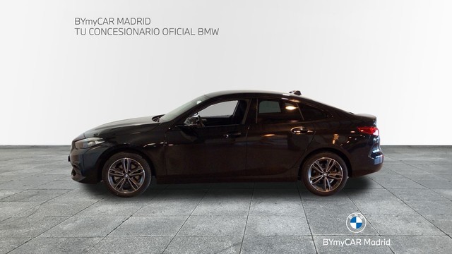 BMW Serie 2 218i Gran Coupe color Negro. Año 2022. 103KW(140CV). Gasolina. En concesionario BYmyCAR Madrid - Alcalá de Madrid