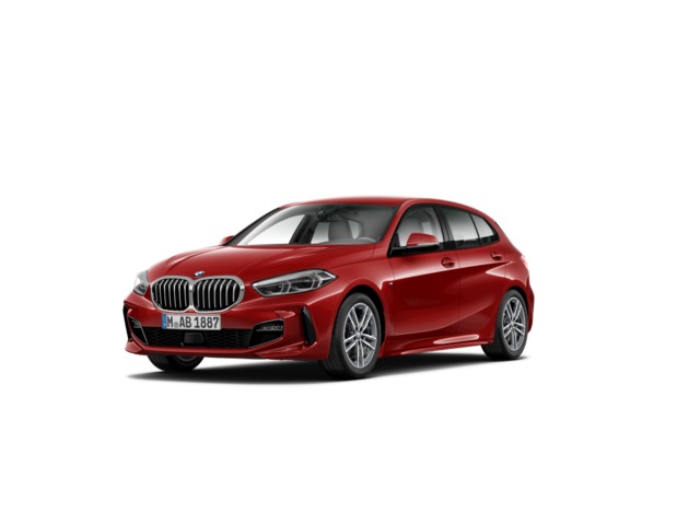BMW Serie 1 118d color Rojo. Año 2022. 110KW(150CV). Diésel. En concesionario BYmyCAR Madrid - Alcalá de Madrid