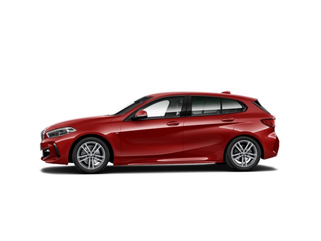 BMW Serie 1 118d color Rojo. Año 2022. 110KW(150CV). Diésel. En concesionario BYmyCAR Madrid - Alcalá de Madrid