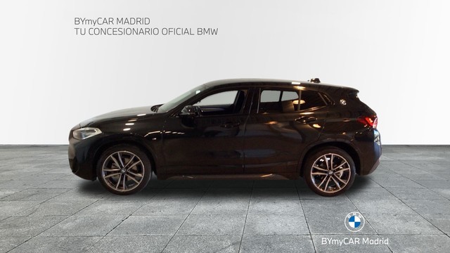 BMW X2 sDrive18i color Negro. Año 2022. 103KW(140CV). Gasolina. En concesionario BYmyCAR Madrid - Alcalá de Madrid