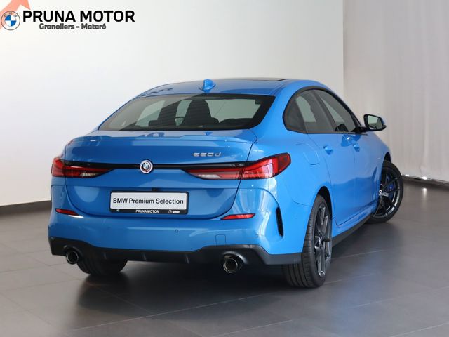 BMW Serie 2 220d Gran Coupe color Azul. Año 2022. 140KW(190CV). Diésel. En concesionario Pruna Motor, S.L de Barcelona