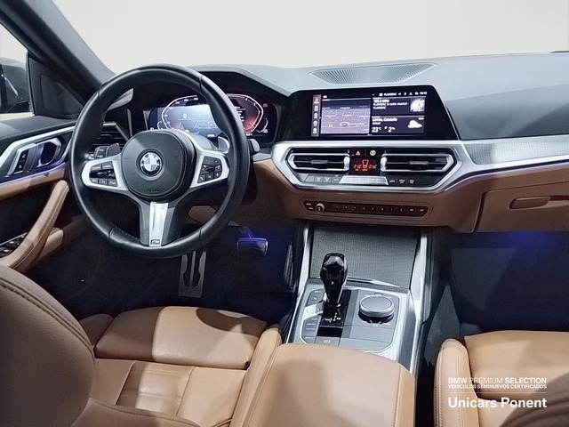 BMW Serie 4 420d Gran Coupe color Gris. Año 2022. 140KW(190CV). Diésel. En concesionario Unicars Ponent de Lleida