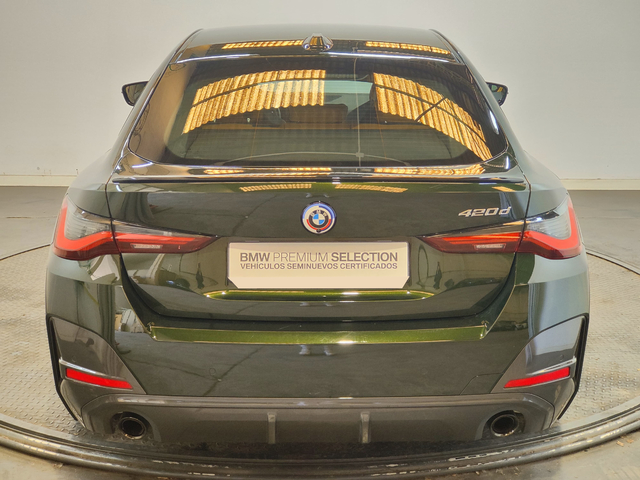 BMW Serie 4 420d Gran Coupe color Verde. Año 2022. 140KW(190CV). Diésel. En concesionario Proa Premium Palma de Baleares
