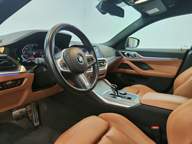 BMW Serie 4 420d Gran Coupe color Verde. Año 2022. 140KW(190CV). Diésel. En concesionario Proa Premium Palma de Baleares