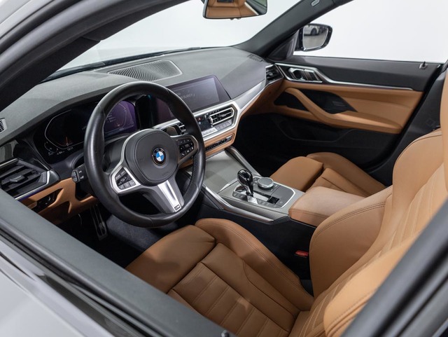 BMW Serie 4 420d Gran Coupe color Gris. Año 2022. 140KW(190CV). Diésel. En concesionario Oliva Motor Girona de Girona