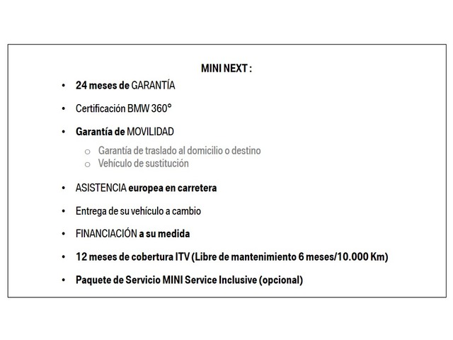 fotoG 9 del MINI MINI Countryman Cooper S E ALL4 162 kW (220 CV) 220cv Híbrido Electro/Gasolina del 2023 en Alicante