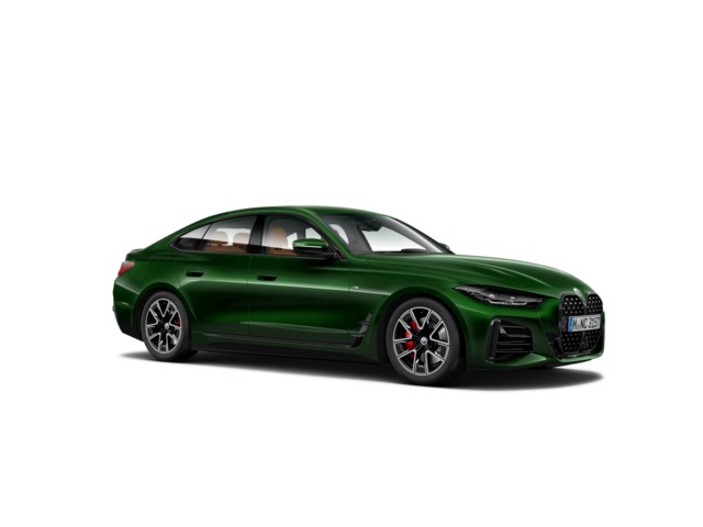 BMW Serie 4 420d Gran Coupe color Verde. Año 2022. 140KW(190CV). Diésel. En concesionario Movitransa Cars Huelva de Huelva