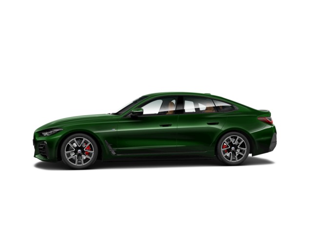 BMW Serie 4 420d Gran Coupe color Verde. Año 2022. 140KW(190CV). Diésel. En concesionario Movitransa Cars Huelva de Huelva
