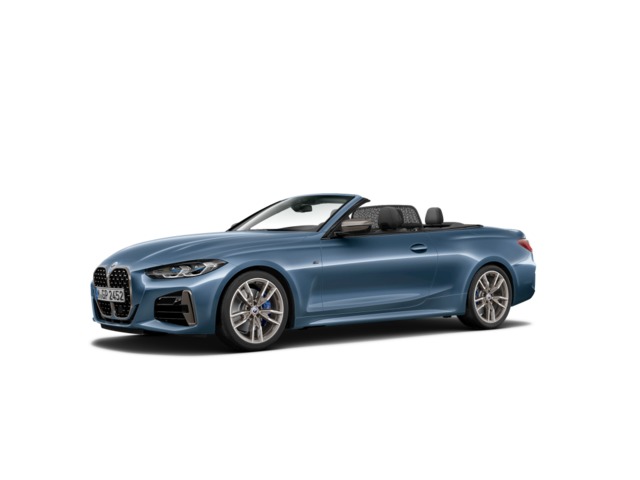 BMW Serie 4 M440i Cabrio color Azul. Año 2022. 275KW(374CV). Gasolina. En concesionario Movilnorte El Plantio de Madrid