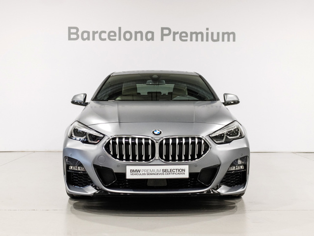 BMW Serie 2 218d Gran Coupe color Gris. Año 2022. 110KW(150CV). Diésel. En concesionario Barcelona Premium -- GRAN VIA de Barcelona
