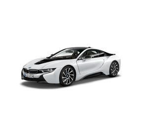 BMW i8 i8 Coupe color Blanco. Año 2015. 266KW(362CV). Híbrido Electro/Gasolina. En concesionario Proa Premium Ibiza de Baleares