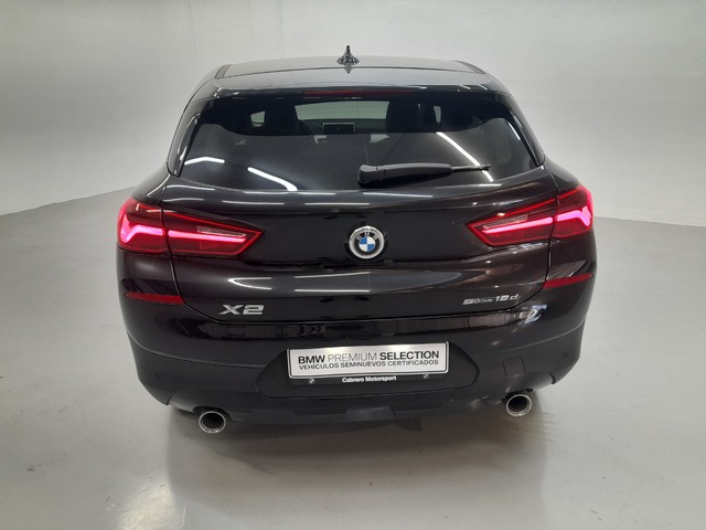 BMW X2 sDrive18d color Negro. Año 2020. 110KW(150CV). Diésel. En concesionario Cabrero Motorsport de Huesca