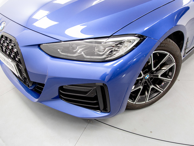 BMW Serie 4 420d Gran Coupe color Azul. Año 2024. 140KW(190CV). Diésel. En concesionario Movil Begar Petrer de Alicante