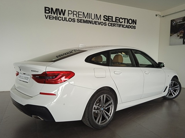 BMW Serie 6 620d Gran Turismo color Blanco. Año 2019. 140KW(190CV). Diésel. En concesionario Albamocion S.L. ALBACETE de Albacete