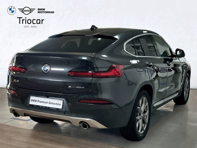 BMW X4 xDrive20d color Gris. Año 2019. 140KW(190CV). Diésel. En concesionario Triocar Gijón (Bmw y Mini) de Asturias