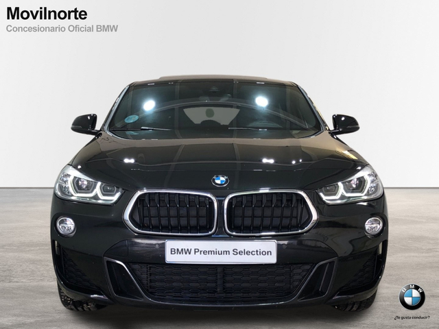 BMW X2 sDrive18d color Negro. Año 2020. 110KW(150CV). Diésel. En concesionario Movilnorte El Plantio de Madrid