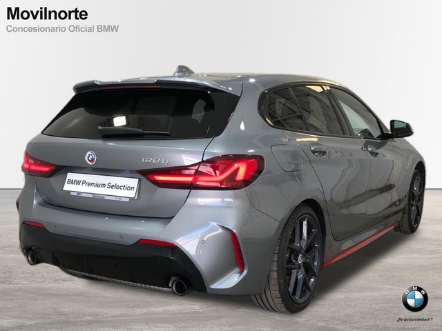 BMW Serie 1 128ti color Gris. Año 2023. 195KW(265CV). Gasolina. En concesionario Movilnorte El Plantio de Madrid
