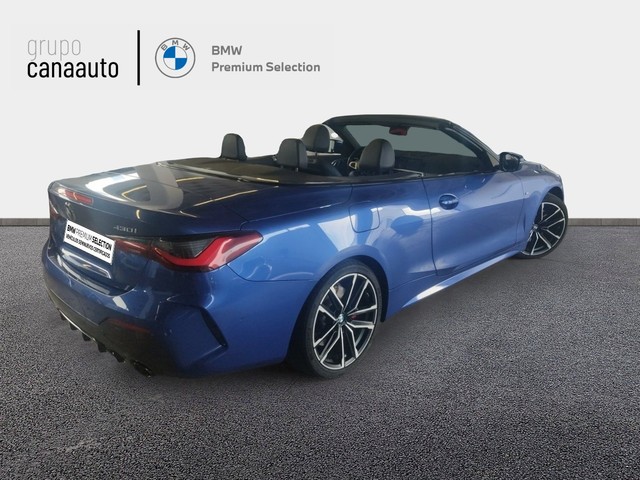 BMW Serie 4 430i Cabrio color Azul. Año 2022. 190KW(258CV). Gasolina. En concesionario CANAAUTO - TACO de Sta. C. Tenerife