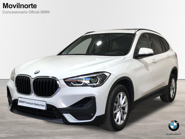 BMW X1 sDrive18d color Blanco. Año 2020. 110KW(150CV). Diésel. En concesionario Movilnorte El Carralero de Madrid