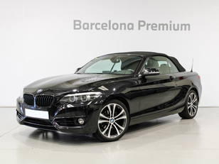 Fotos de BMW Serie 2 218i Cabrio color Negro. Año 2020. 100KW(136CV). Gasolina. En concesionario Barcelona Premium -- GRAN VIA de Barcelona