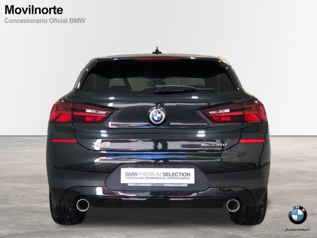 BMW X2 sDrive18d color Negro. Año 2020. 110KW(150CV). Diésel. En concesionario Movilnorte El Plantio de Madrid