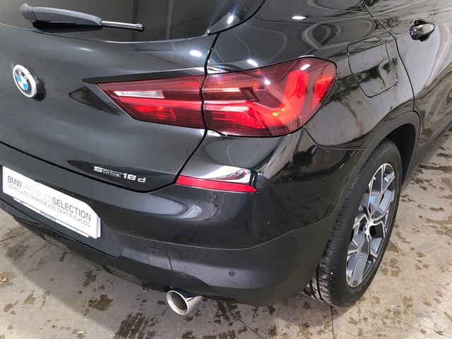 BMW X2 sDrive18d color Negro. Año 2020. 110KW(150CV). Diésel. En concesionario Movilnorte El Plantio de Madrid