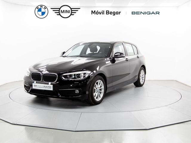 BMW Serie 1 116d color Negro. Año 2019. 85KW(116CV). Diésel. En concesionario Móvil Begar Alicante de Alicante