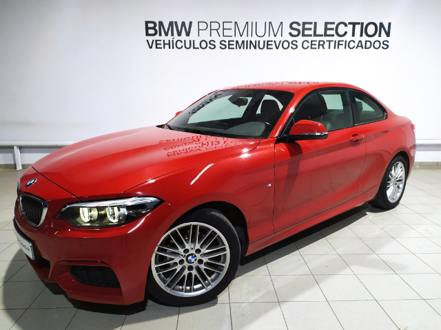 BMW Serie 2 218i Coupe color Rojo. Año 2018. 100KW(136CV). Gasolina. En concesionario Hispamovil Elche de Alicante