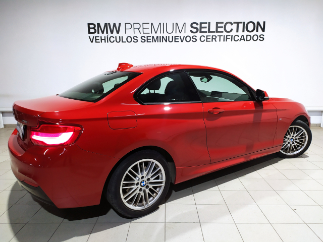 BMW Serie 2 218i Coupe color Rojo. Año 2018. 100KW(136CV). Gasolina. En concesionario Hispamovil Elche de Alicante