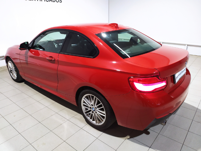 BMW Serie 2 218i Coupe color Rojo. Año 2018. 100KW(136CV). Gasolina. En concesionario Hispamovil, Orihuela de Alicante