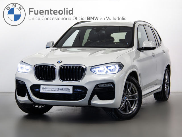 BMW X3 xDrive20d color Blanco. Año 2020. 140KW(190CV). Diésel. En concesionario Fuenteolid de Valladolid