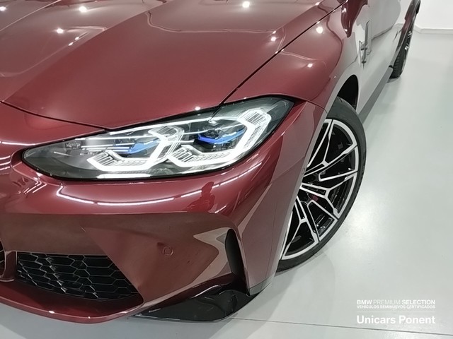BMW M M3 Berlina Competition color Rojo. Año 2024. 375KW(510CV). Gasolina. En concesionario Unicars Ponent de Lleida