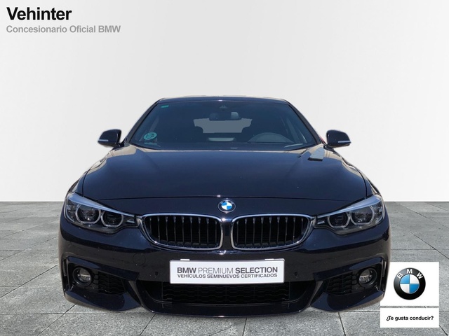 BMW Serie 4 420d Gran Coupe color Negro. Año 2019. 140KW(190CV). Diésel. En concesionario Vehinter Getafe de Madrid