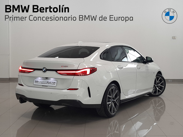 BMW Serie 2 218i Gran Coupe color Blanco. Año 2023. 103KW(140CV). Gasolina. En concesionario Automoviles Bertolin S.L. de Valencia