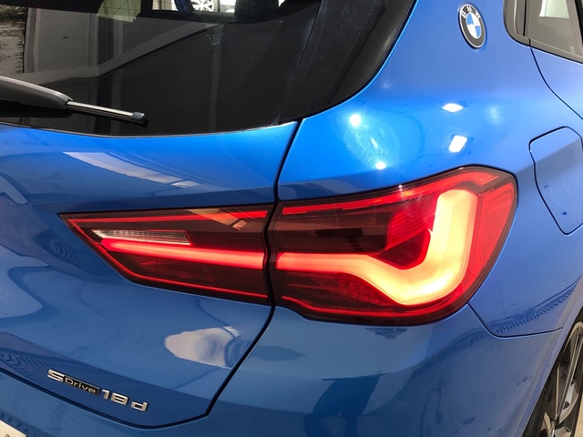 BMW X2 sDrive18d color Azul. Año 2020. 110KW(150CV). Diésel. En concesionario Movilnorte El Plantio de Madrid