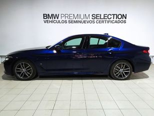 Fotos de BMW Serie 5 520d color Azul. Año 2022. 140KW(190CV). Diésel. En concesionario Hispamovil Elche de Alicante