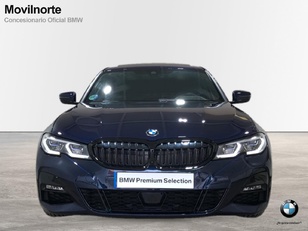 Fotos de BMW Serie 3 320d color Azul. Año 2021. 140KW(190CV). Diésel. En concesionario Movilnorte El Carralero de Madrid