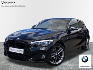 Fotos de BMW Serie 1 118i color Negro. Año 2018. 100KW(136CV). Gasolina. En concesionario Vehinter Alcorcón de Madrid