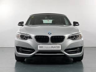 Fotos de BMW Serie 2 220i Cabrio color Gris Plata. Año 2015. 135KW(184CV). Gasolina. En concesionario Proa Premium Palma de Baleares