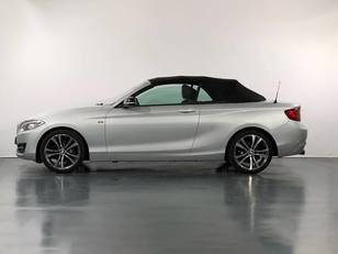 Fotos de BMW Serie 2 220i Cabrio color Gris Plata. Año 2015. 135KW(184CV). Gasolina. En concesionario Proa Premium Palma de Baleares