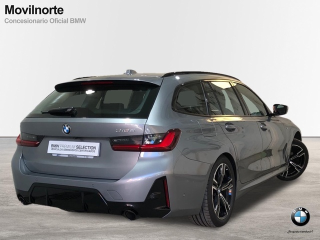 BMW Serie 3 318d Touring color Gris. Año 2024. 110KW(150CV). Diésel. En concesionario Movilnorte El Plantio de Madrid