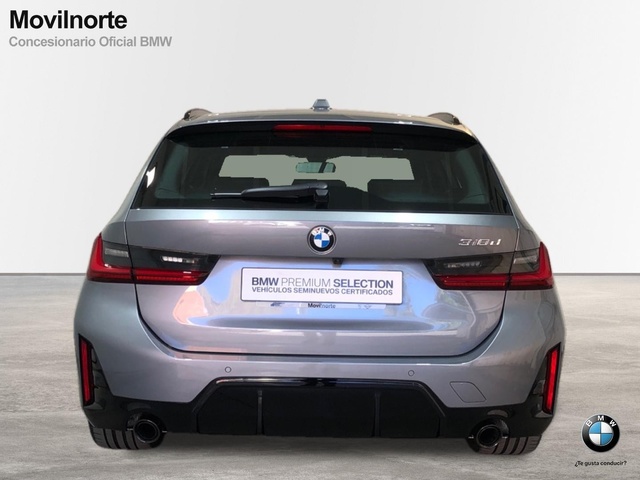 BMW Serie 3 318d Touring color Gris. Año 2024. 110KW(150CV). Diésel. En concesionario Movilnorte El Plantio de Madrid