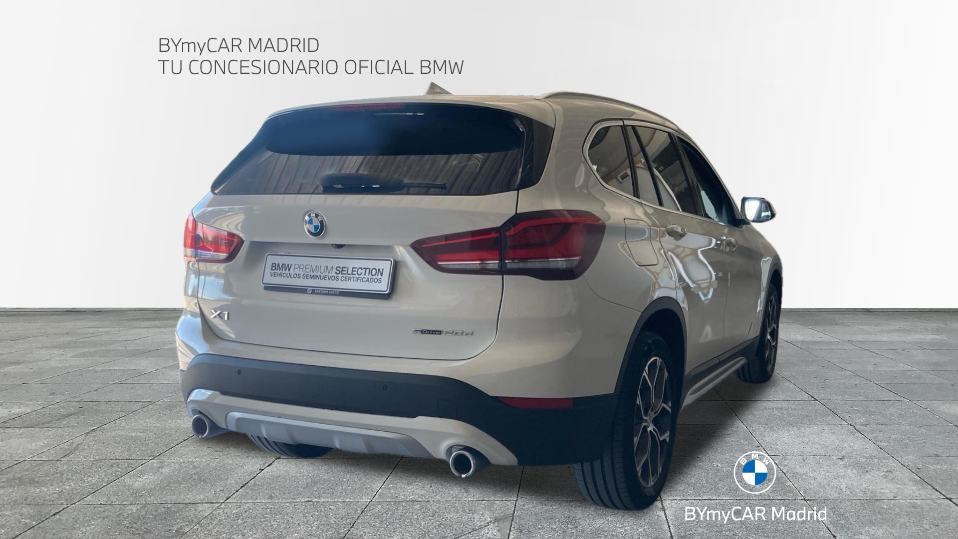 BMW X1 sDrive20d color Blanco. Año 2020. 140KW(190CV). Diésel. En concesionario BYmyCAR Madrid - Alcalá de Madrid