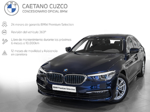 Fotos de BMW Serie 5 530e iPerformance color Azul. Año 2019. 185KW(252CV). Híbrido Electro/Gasolina. En concesionario Caetano Cuzco Raimundo Fernandez Villaverde, 45 de Madrid