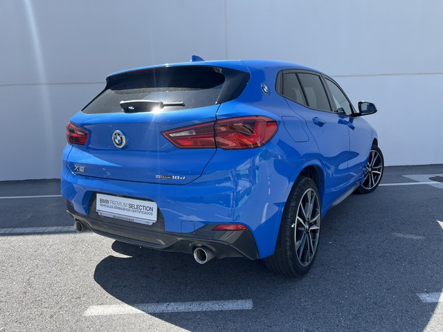 BMW X2 sDrive18d color Azul. Año 2020. 110KW(150CV). Diésel. En concesionario Novomóvil Oleiros de Coruña