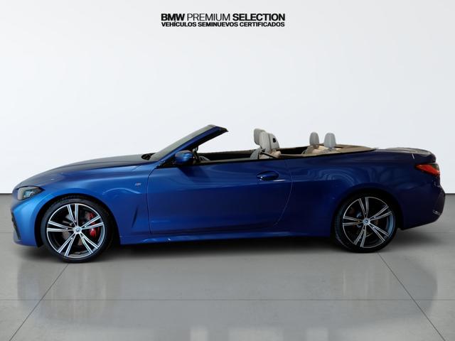 BMW Serie 4 420d Cabrio color Azul. Año 2023. 140KW(190CV). Diésel. En concesionario Automotor Premium Viso - Málaga de Málaga