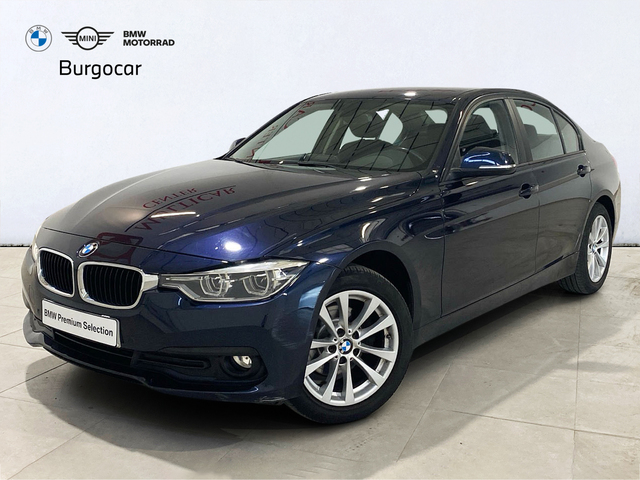 BMW Serie 3 318d color Azul. Año 2017. 110KW(150CV). Diésel. En concesionario Burgocar (Bmw y Mini) de Burgos