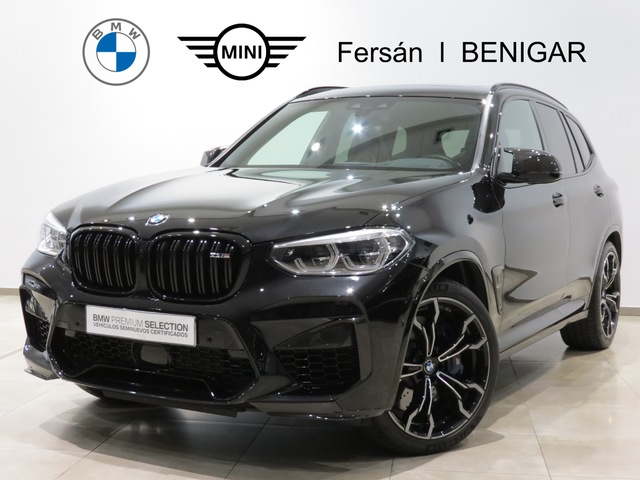 BMW M X3 M color Negro. Año 2021. 353KW(480CV). Gasolina. En concesionario FINESTRAT Automoviles Fersan, S.A. de Alicante